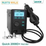 QUICK 2008D+ LCD Display Screen Lead-free Hot Air Desoldering Station with Nozzle