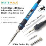 936H 80W 220V LCD Digital Thermostat Adjustable Lead Free Electric Soldering Iron