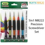 M&R 5 in 1 M8222 Precision Screwdriver Set Multi Color Mobile Android Computer Repair