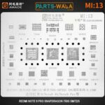 Amaoe Mi13 BGA Reballing Stencil For Xiaomi Redmi Note 9 Pro Snapdragon 750G SM7225 CPU RAM POWER WIFI AUDIO IC Chip