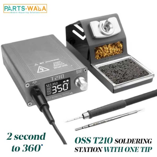 OSS T210 Rework Soldering Station With 1 Straight Soldering Tip