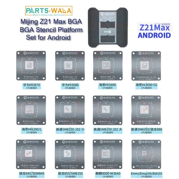 Mijing Z21 Max BGA Stencil Platform Set for Android