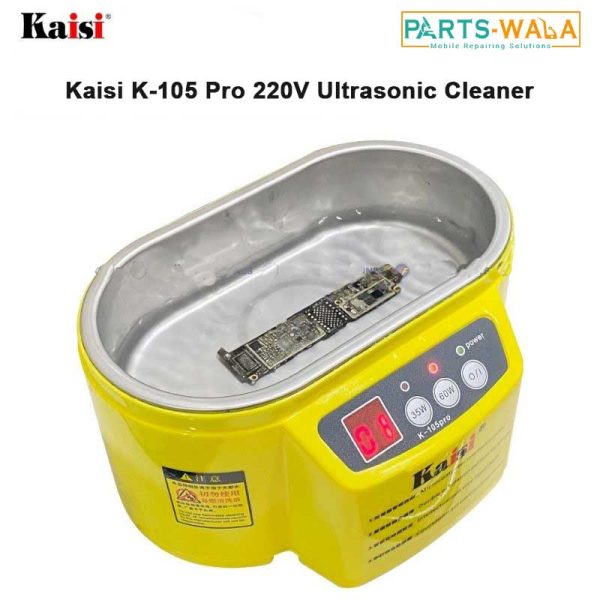 Kaisi K-105 Pro 220V Ultrasonic Cleaner for Mobile Circuit Board Glasses Watch Cleaning