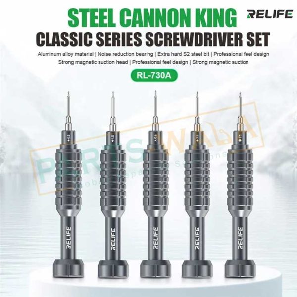 RELIFE RL-730A Steel Cannon King Classic Screwdriver Toolkit