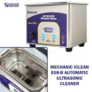 Mechanic iClean E08-B Large Capacity LED Digital Display Automatic Ultrasonic Cleaner