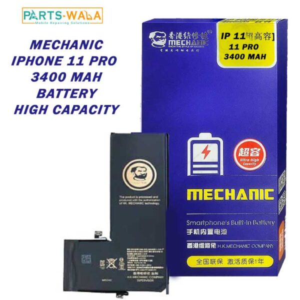 Mechanic iPhone 11 Pro 3400mah Battery High Capacity