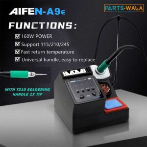 Aifen A9E Control Temperature Soldering Station with T210 iron Handle