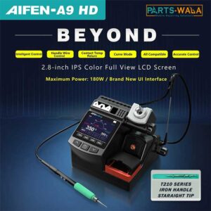 Aifen-A9 HD 180W High Power Curve Mode Soldering Station Compatible with C210 / C245 Handles