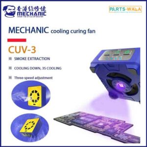 MECHANIC CUV-3 3 in1 UV Curing Fan Smoke Extraction 3-speed Adjustment Fast Heat Dissipation Tool for Mobile Phone Repair
