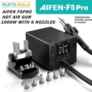Aifen-F5 Pro 1000W Digital Display Hot Air Gun BGA Rework Station with 6 Nozzles