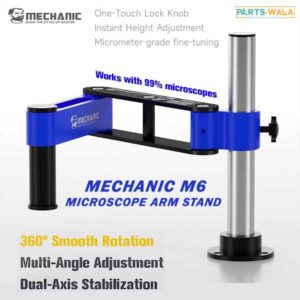 Mechanic M6 360° Rotation Dual-Positioning Microscope Swing Arm Holder for Microscopes