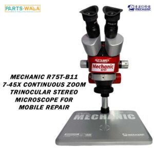Mechanic R75T-B11 7-45X Continuous Zoom Trinocular Stereo Microscope For Mobile Repair