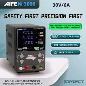 Aifen 3006 30V / 6A 180W Adjustable DC Power Supply