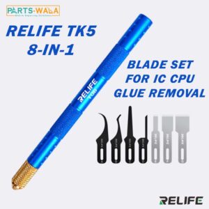 Relife TK5 8-in-1 Multifunctional Blade Set for IC CPU Glue Removal