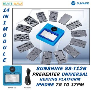Sunshine SS-T12B Preheater 14in1 Universal Motherboard Heating Platform for Iphone 7G to 17PM