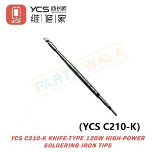 YCS C210-K Knife-Type 120W High-Power Soldering Iron Tips for T210 / T26 Soldering Station Handle