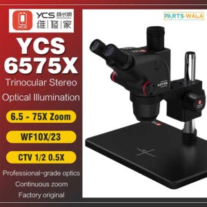 YCS 6575X Ultra HD Trinocular Microscope with Large Base For Mobile Repairing