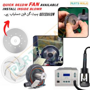 Quick 861dw Fan replacement for Heat gun Repair