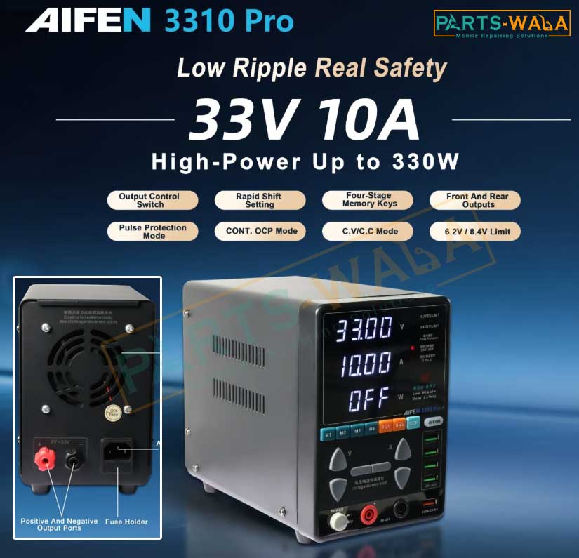 Aifen 3310pro 33V / 10A Power Supply for Mobile Phone Repair