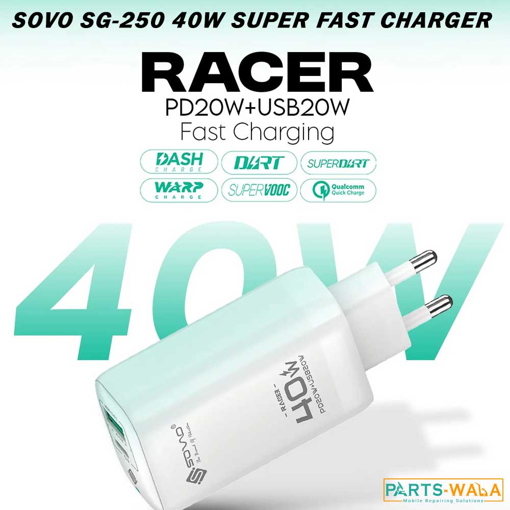 Sovo SG-250 40W Super Fast Charger Racer